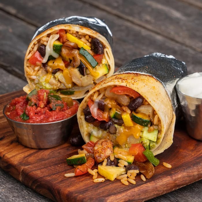 Veggie Mundo Burrito.